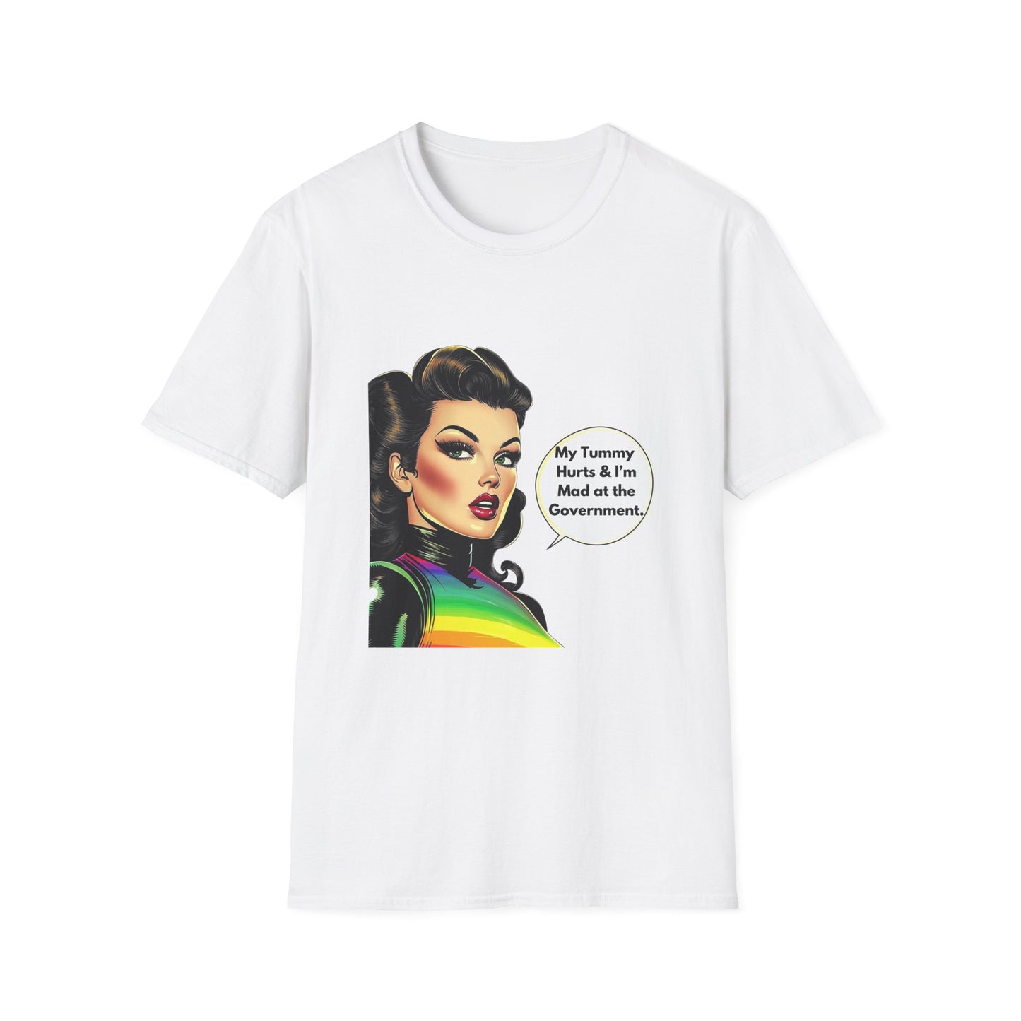 Retro Activist Women's Quote T-Shirt | Funny Political Statement Tee