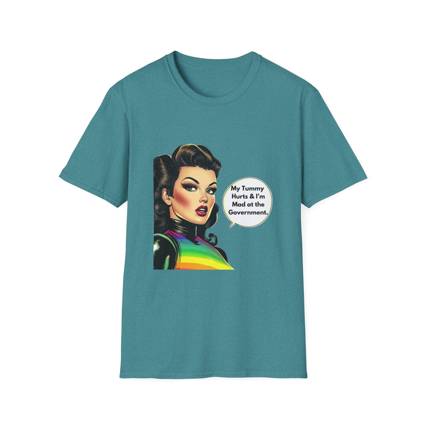 Retro Activist Women's Quote T-Shirt | Funny Political Statement Tee