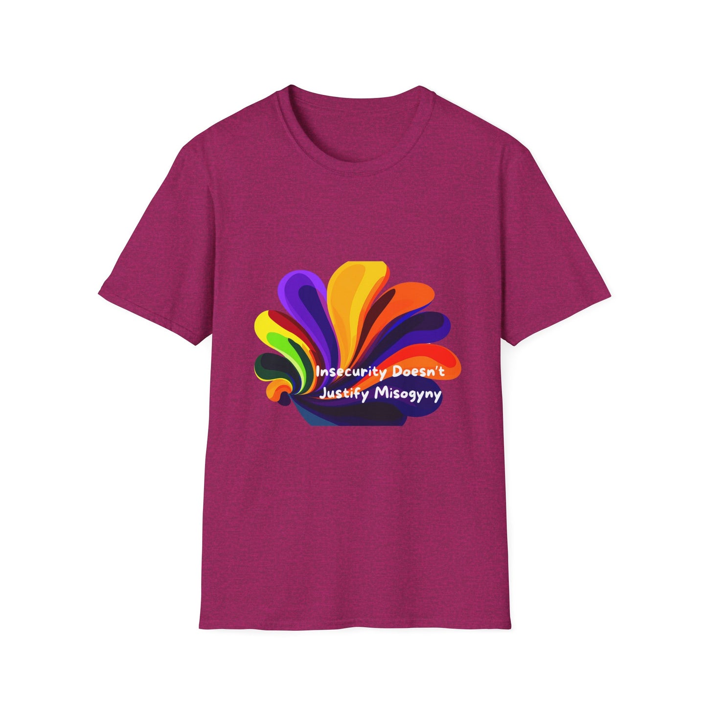 Insecurity Doesn't Justify Misogyny Rainbow Pride T-Shirt