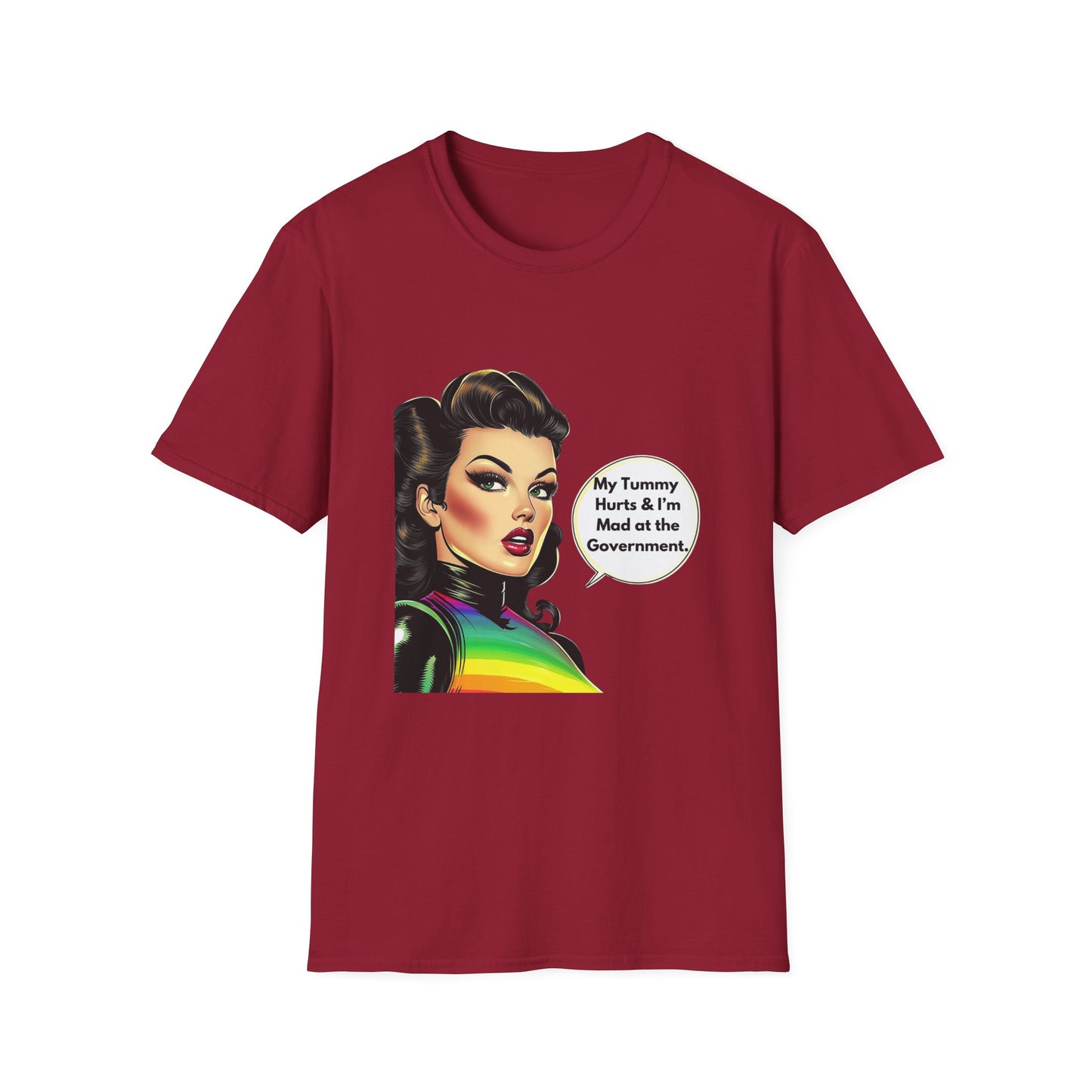 Retro Activist Women's Quote T-Shirt | Funny Political Statement Tee