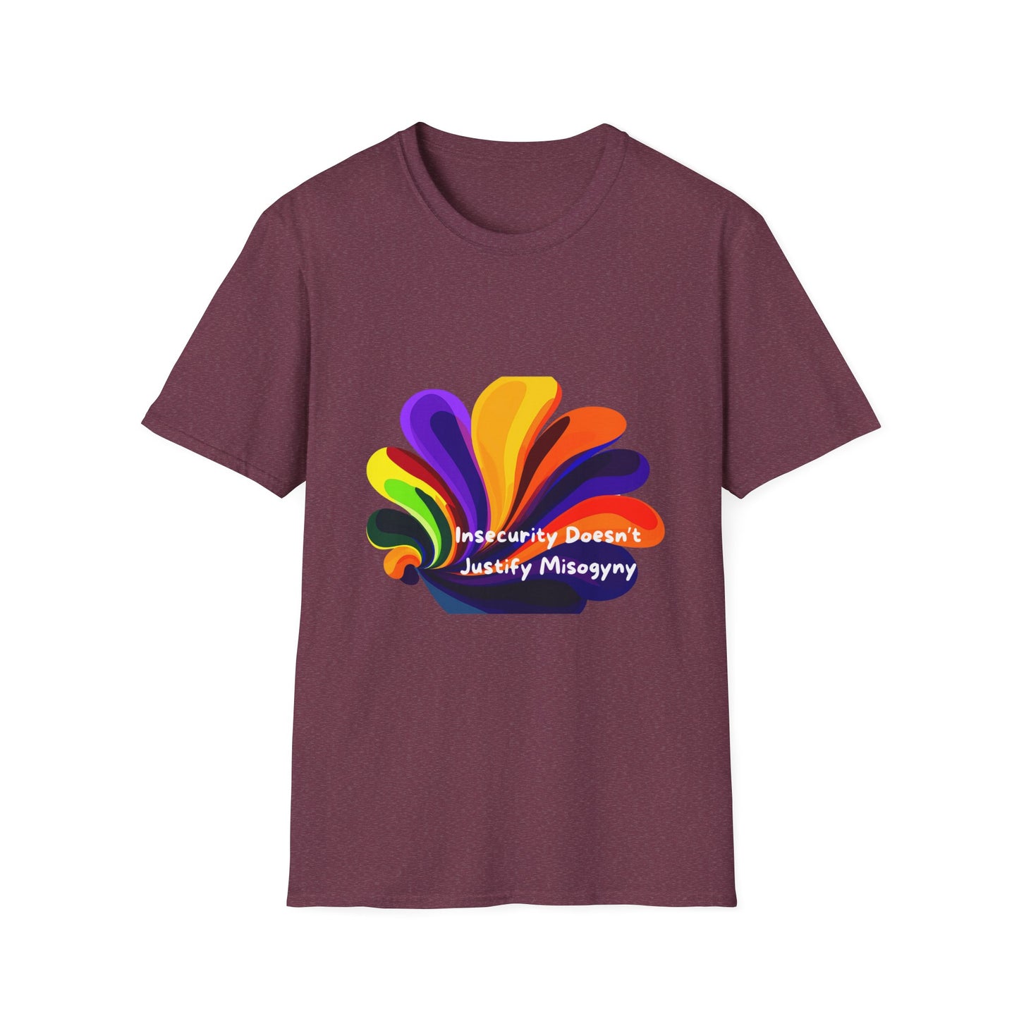 Insecurity Doesn't Justify Misogyny Rainbow Pride T-Shirt