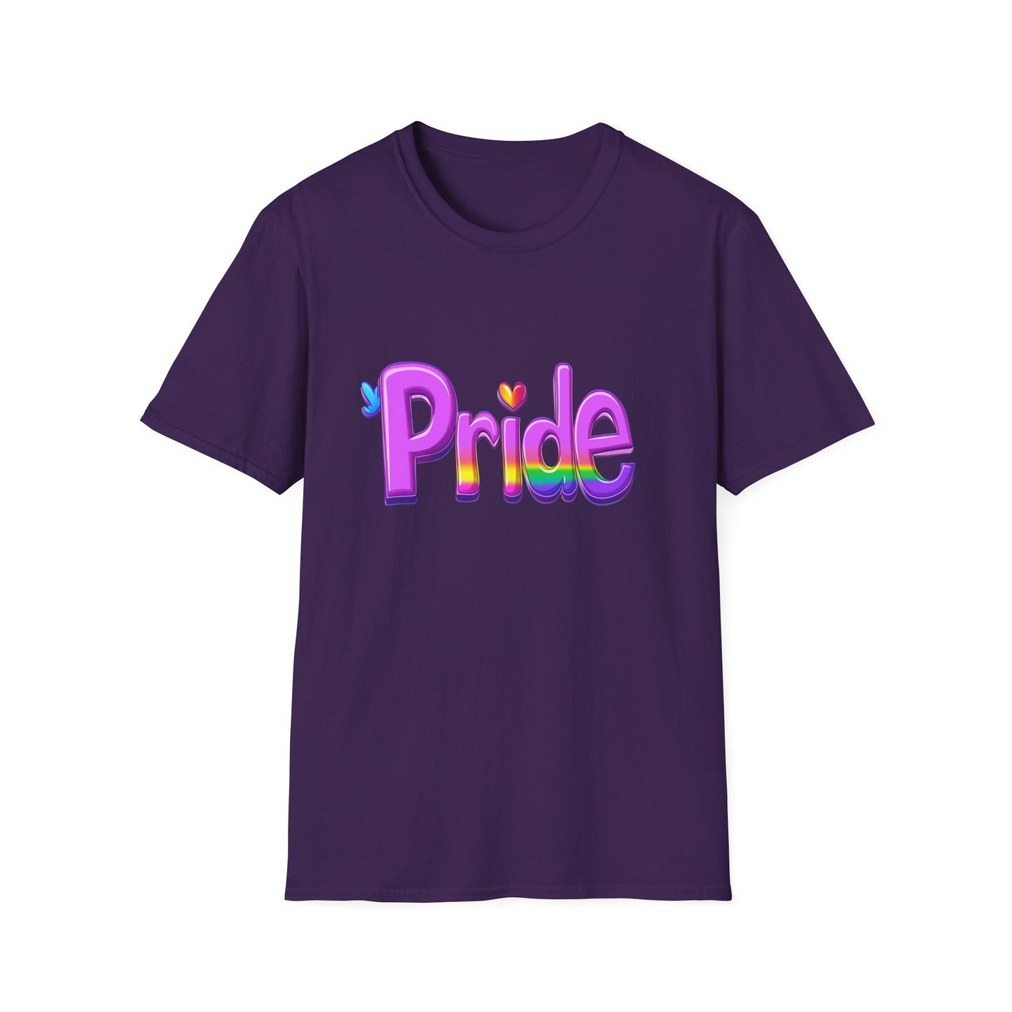 Rainbow Pride 3D Typography T-Shirt | LGBTQ+ Unisex Tee