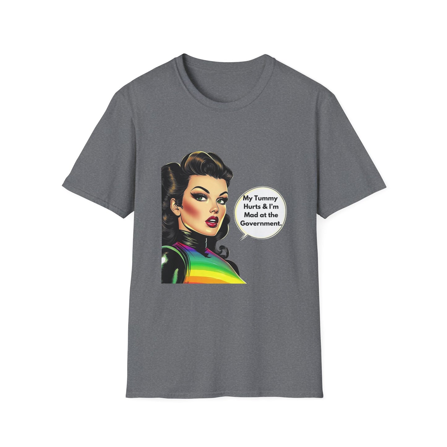 Retro Activist Women's Quote T-Shirt | Funny Political Statement Tee