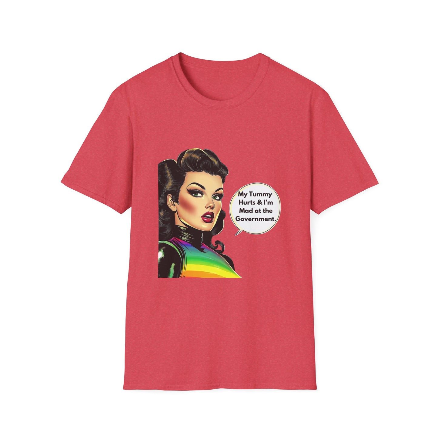 Retro Activist Women's Quote T-Shirt | Funny Political Statement Tee