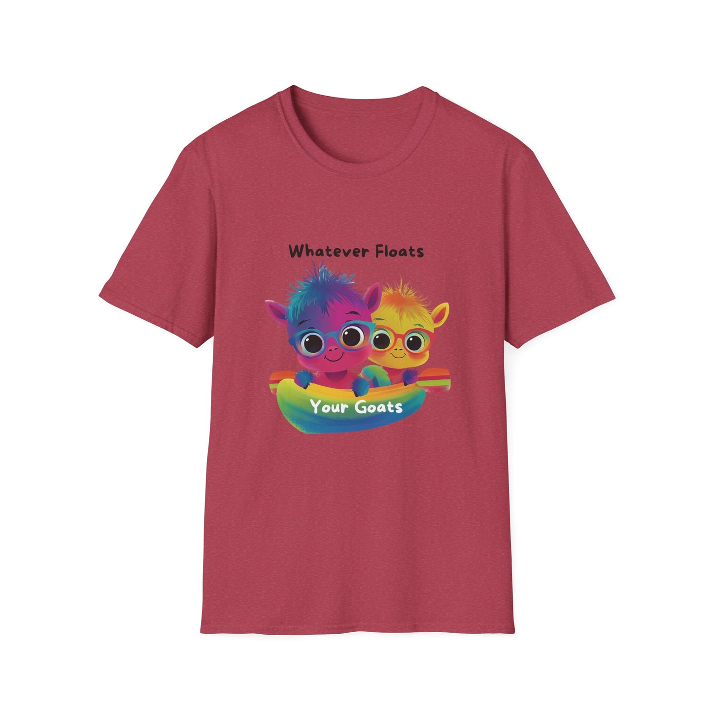 Whatever Floats Your Goats Rainbow Pride T-Shirt | Cute LGBTQ+ Tee