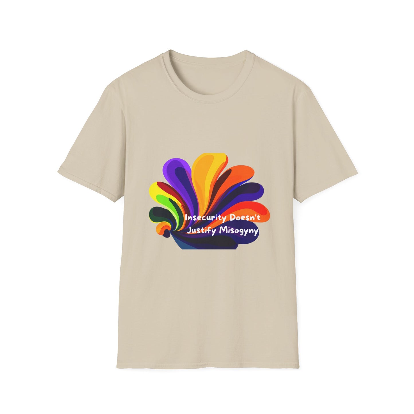 Insecurity Doesn't Justify Misogyny Rainbow Pride T-Shirt