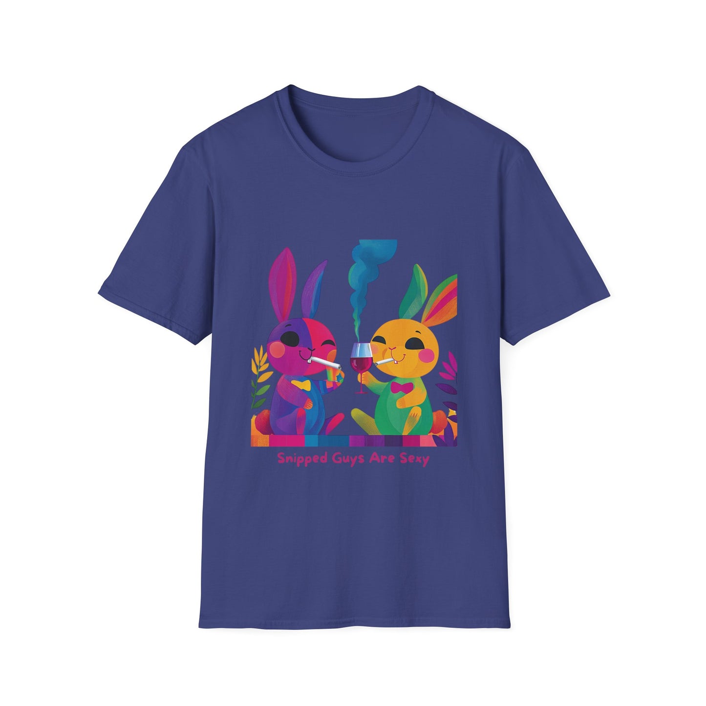 Snipped Guys Are Sexy T-Shirt | Kawaii Bunny Activism | LGBTQ+ Pride Unisex Tee