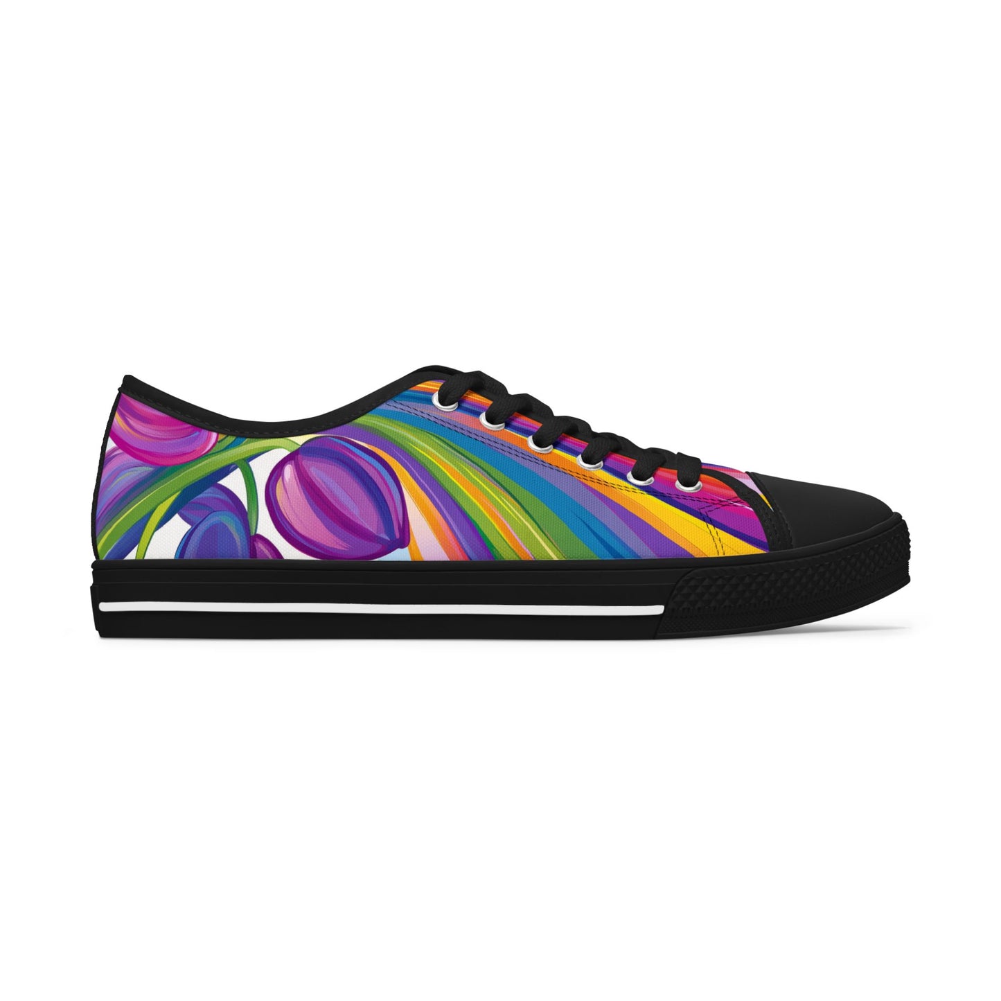 Rainbow Flow Low Top Canvas Sneakers | Pride Collection