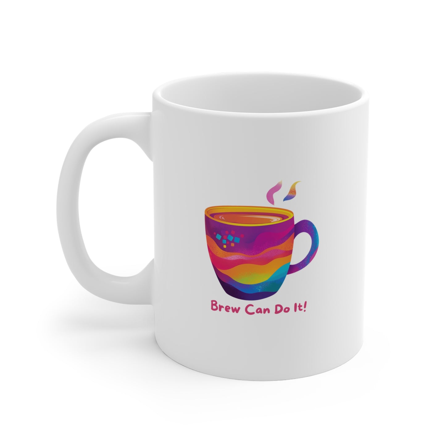 Brew Can Do It Rainbow Pride Coffee Mug | LGBTQ+ Gift
