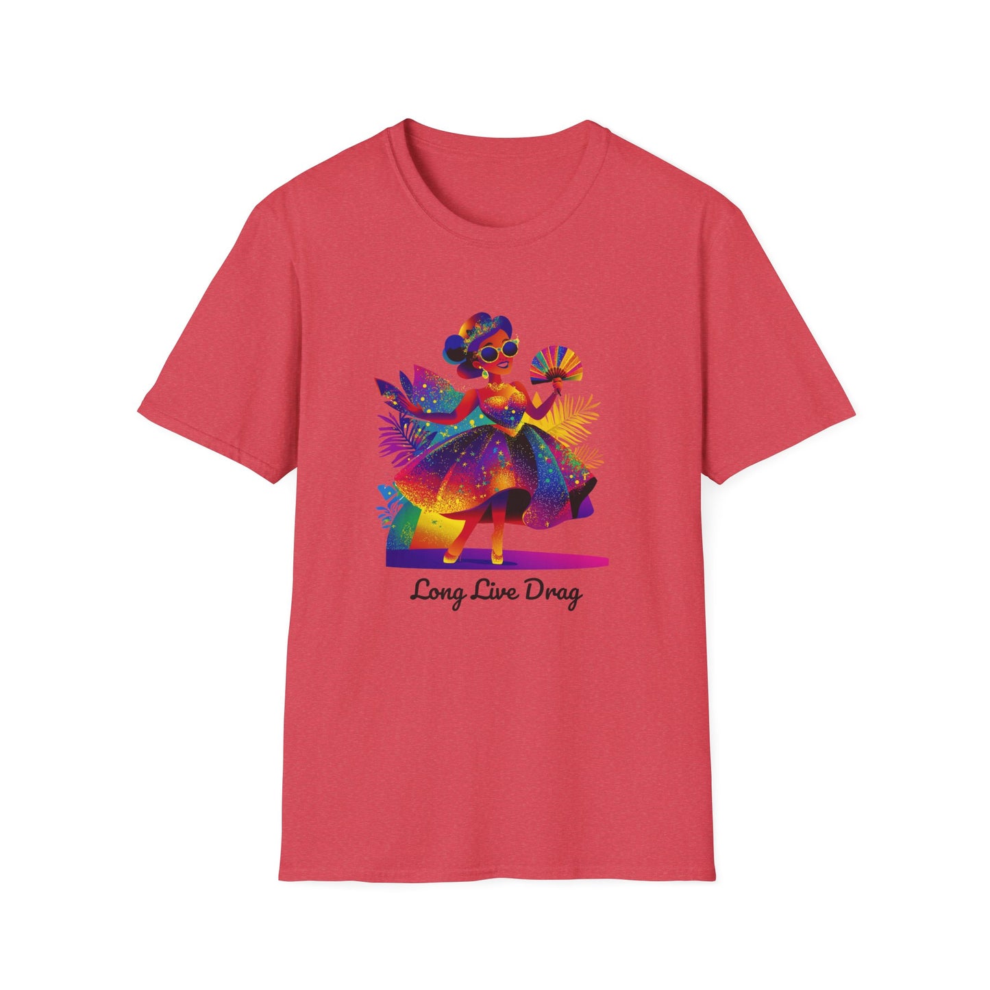 Long Live Drag Rainbow Queen T-Shirt | LGBTQ Pride Unisex Tee