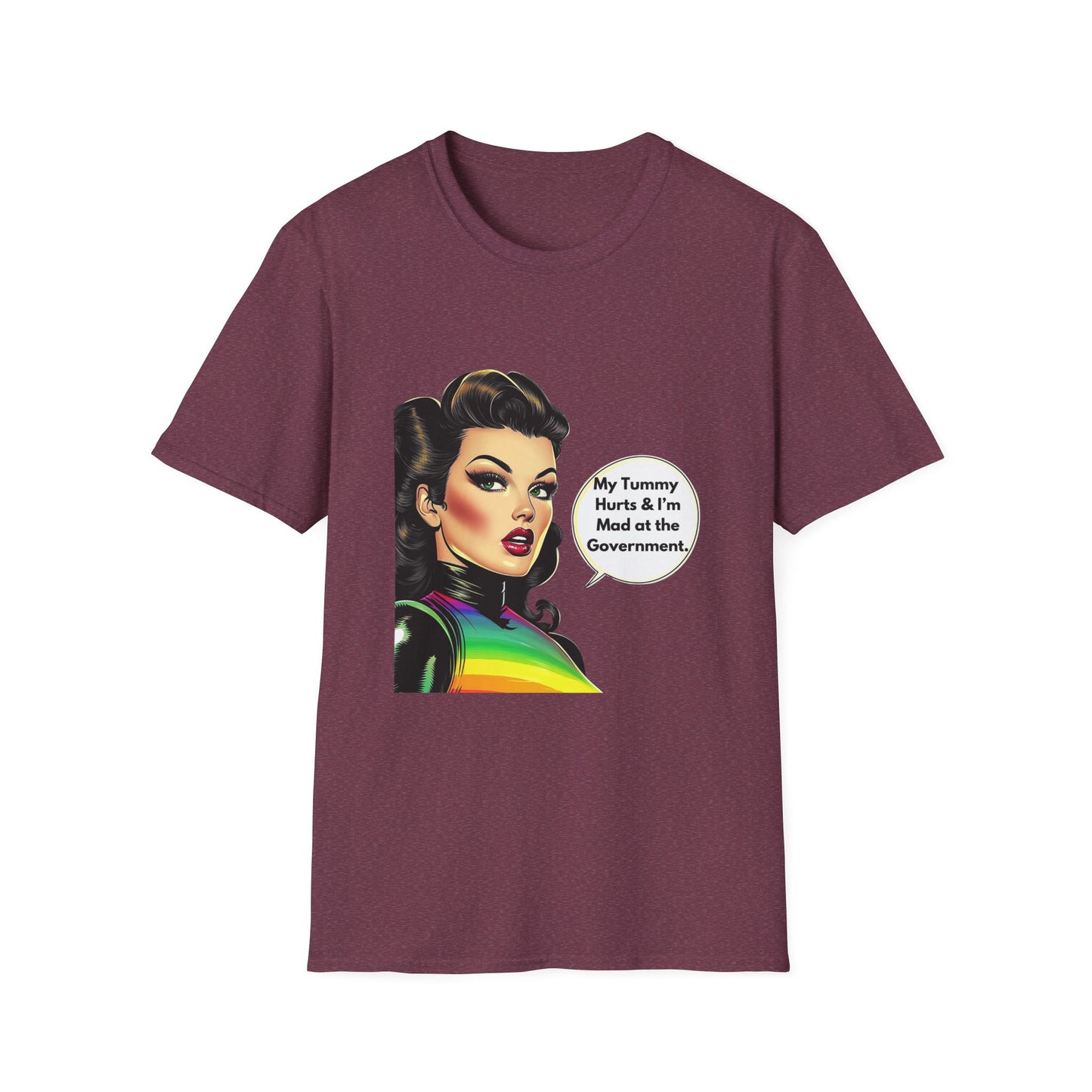 Retro Activist Women's Quote T-Shirt | Funny Political Statement Tee