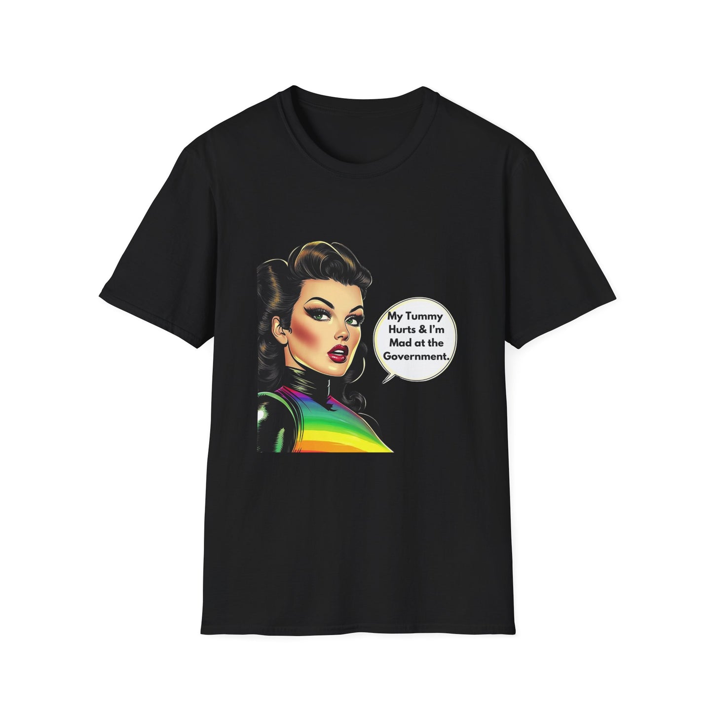 Retro Activist Women's Quote T-Shirt | Funny Political Statement Tee