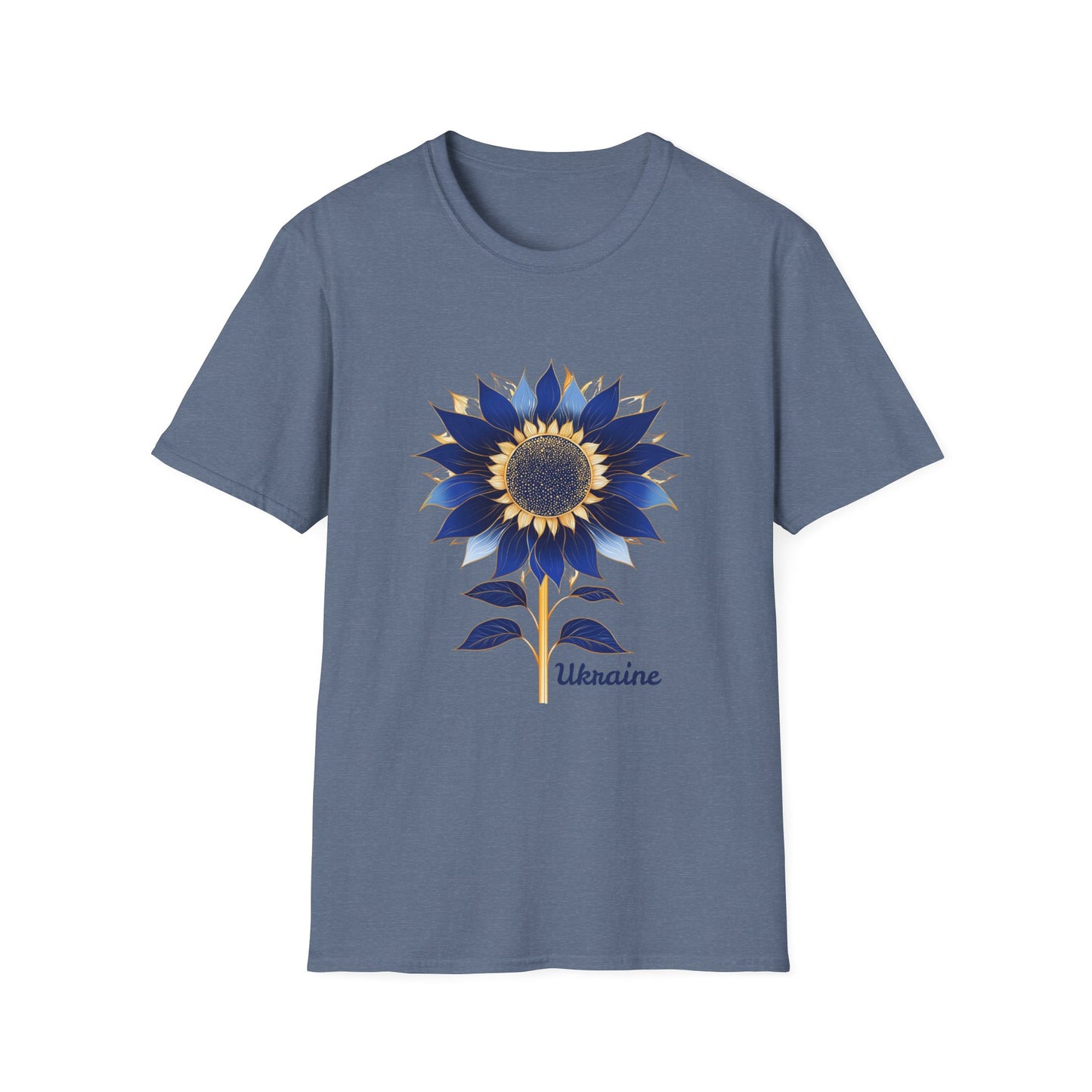 Ukraine Sunflower T-Shirt | Blue & Gold Support Tee