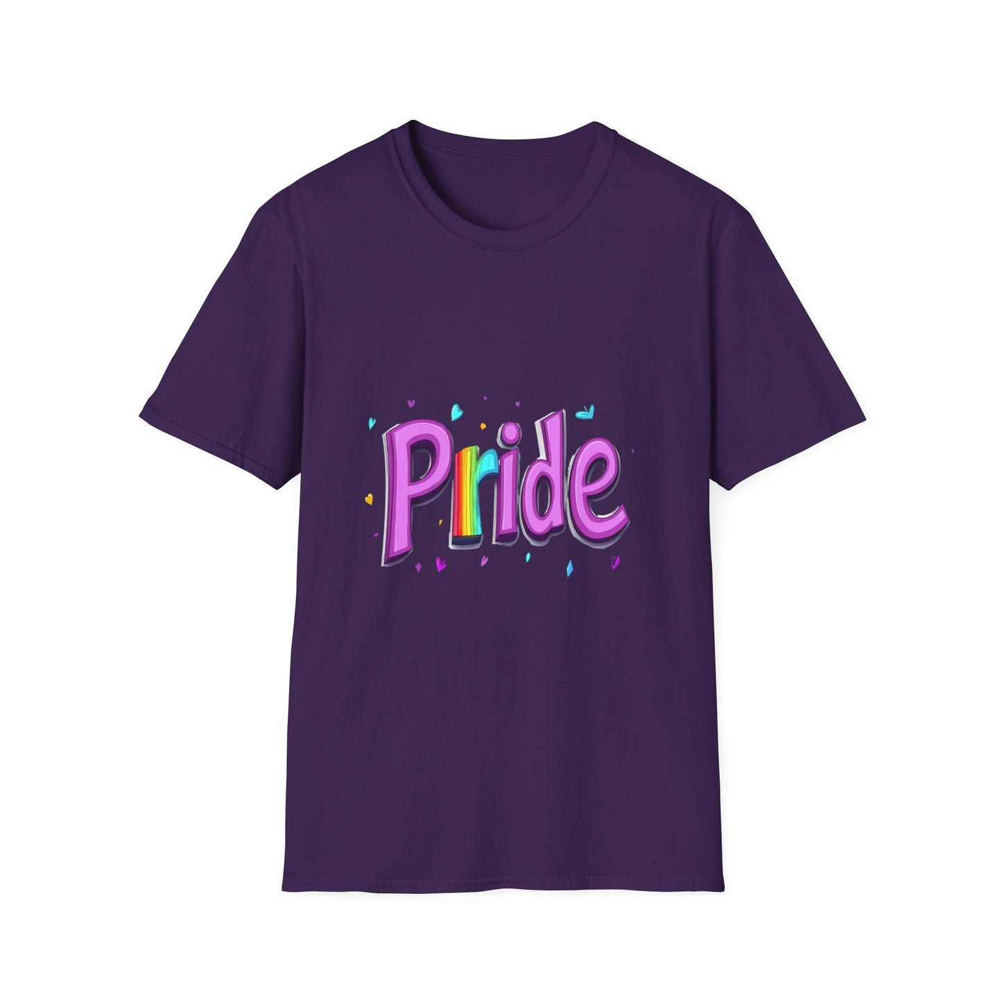 Rainbow Pride 3D Typography T-Shirt | LGBTQ+ Unisex Tee