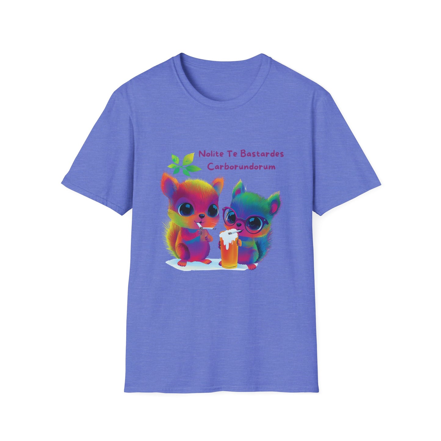 Rainbow Squirrels Anti-Fascist T-Shirt | Kawaii Protest Tee