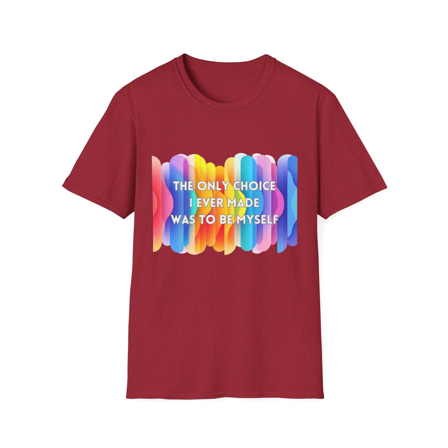 Rainbow Authenticity T-Shirt | Be Myself Pride Tee