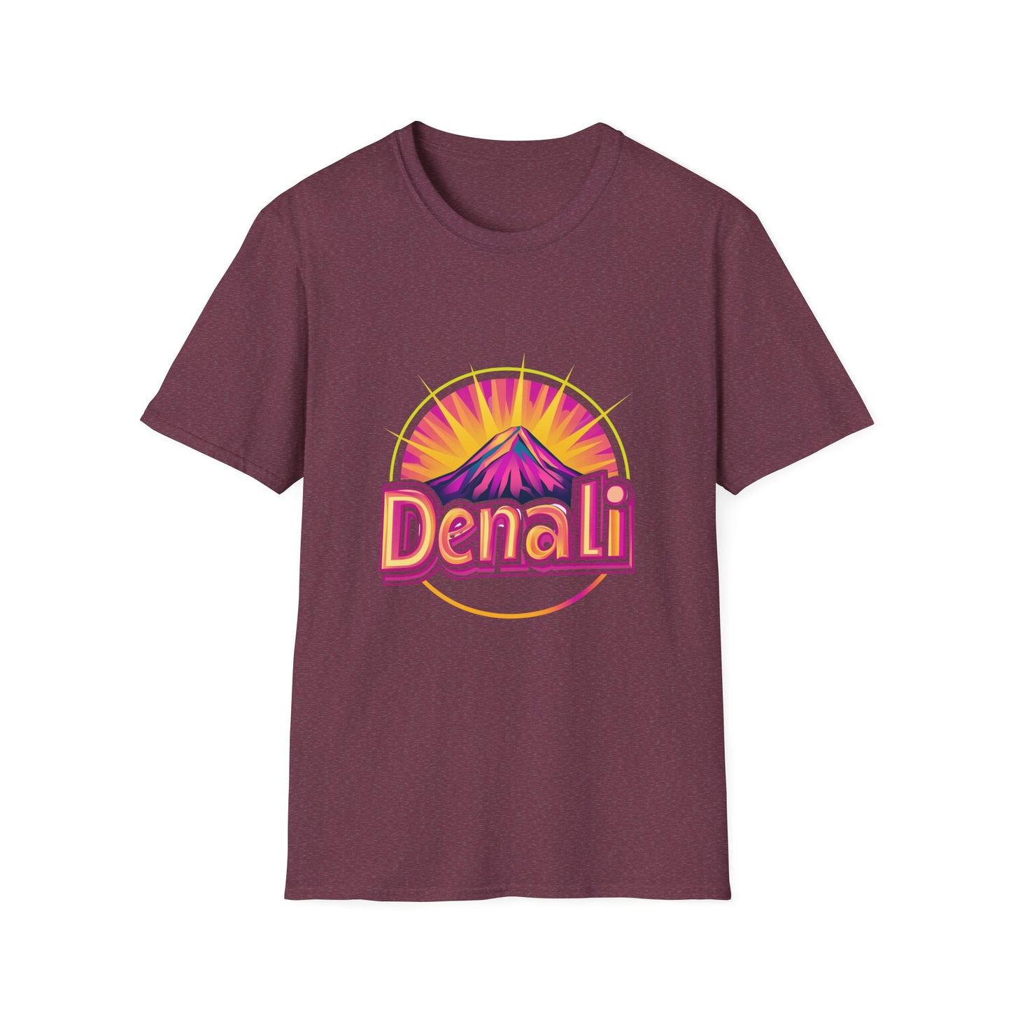 Retro Denali National Park T-Shirt | Vintage Mountain Sunset Unisex Tee