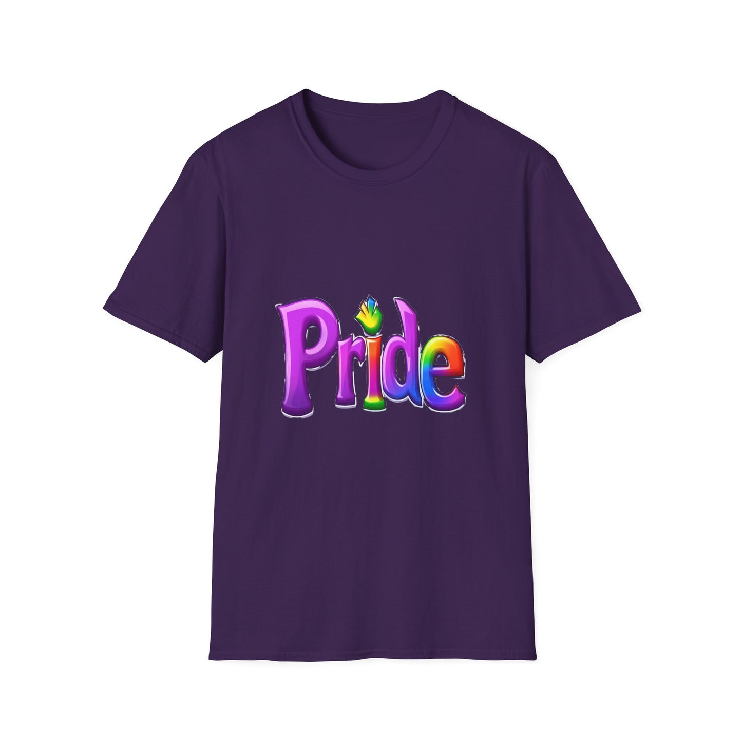 Rainbow Pride 3D Typography T-Shirt | LGBTQ+ Unisex Tee