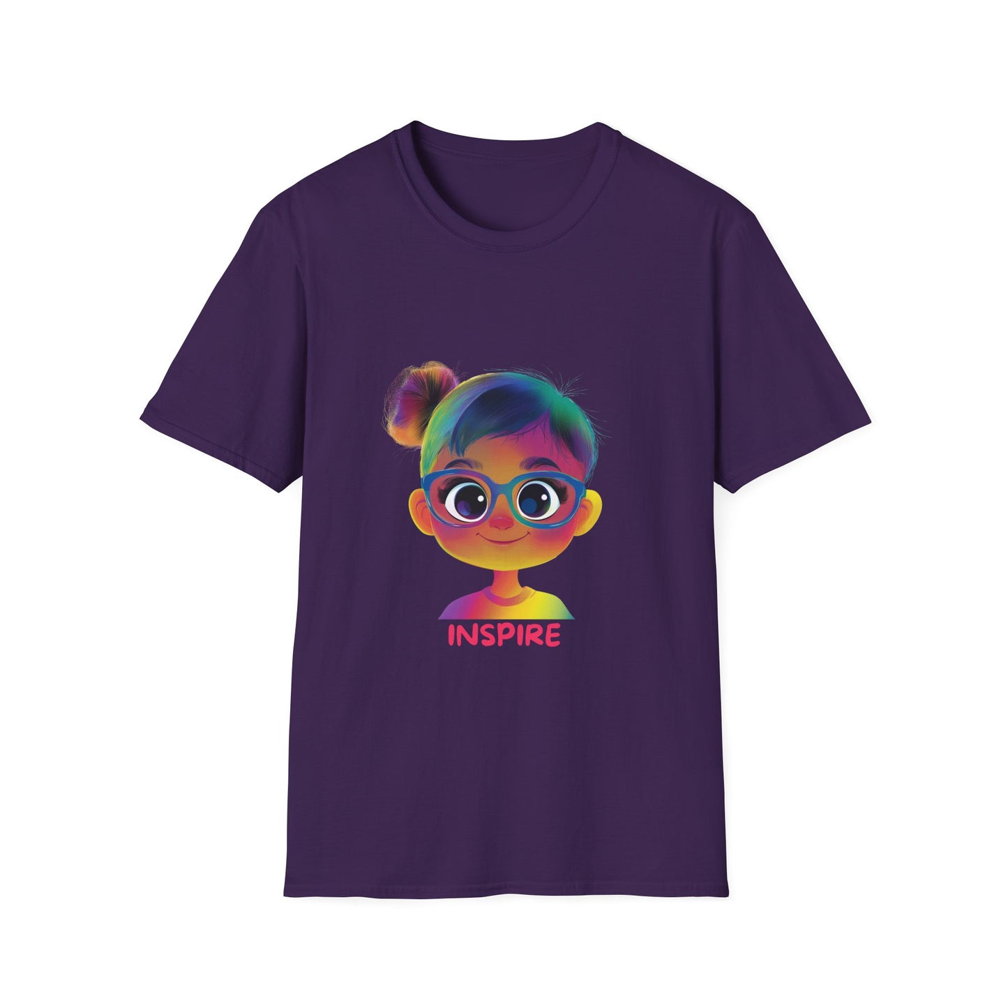 Rainbow Inspire Kids T-Shirt | Colorful Positive Message Tee