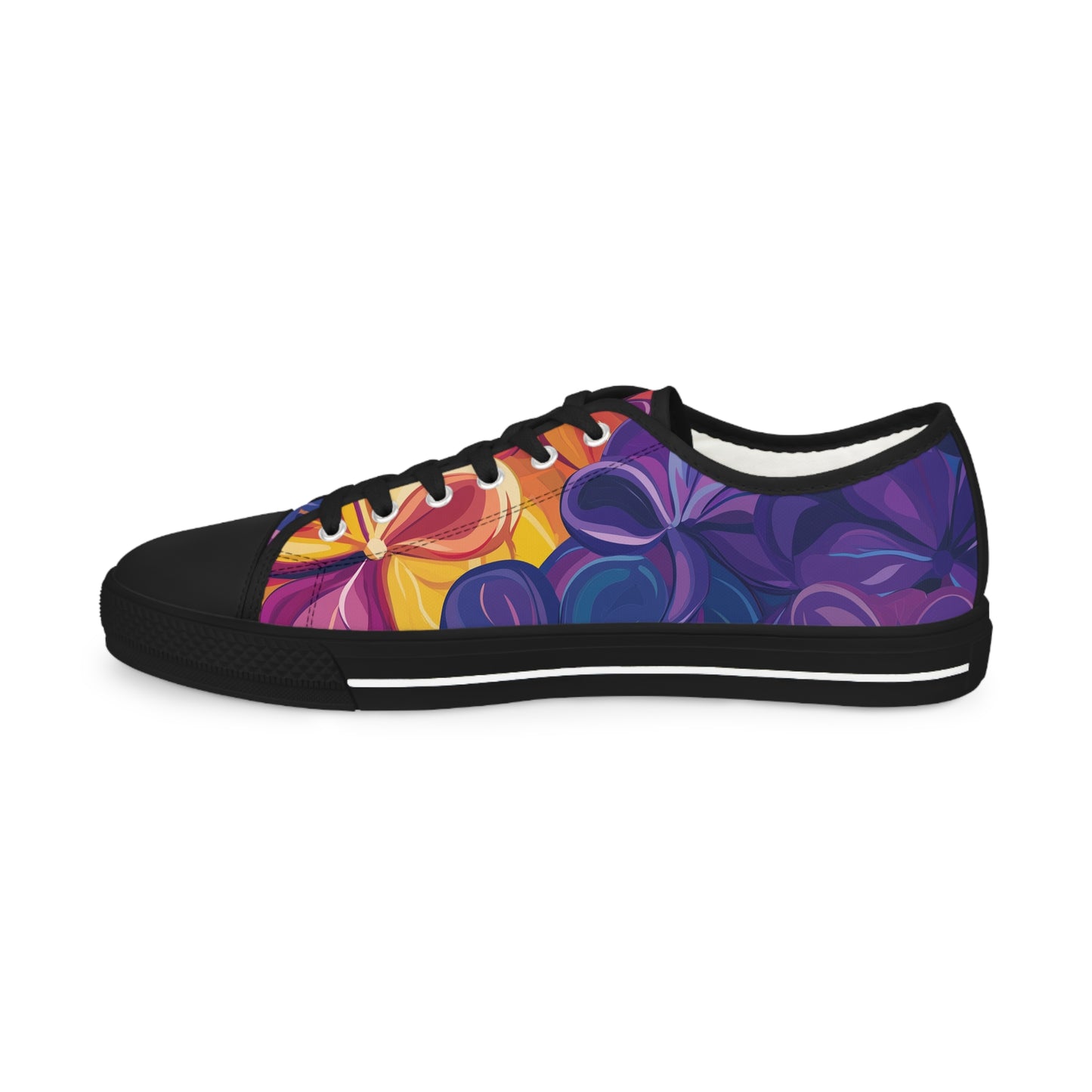 Vibrant Floral Low Top Canvas Sneakers | Spring Fling Collection