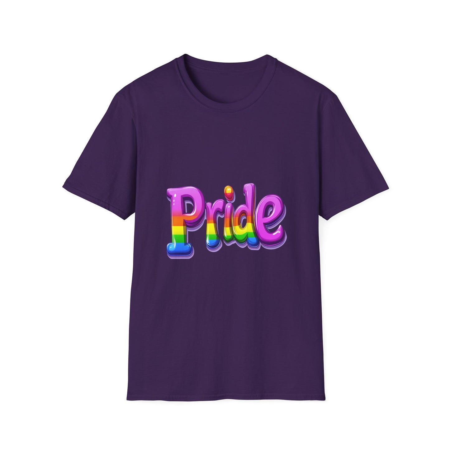 Rainbow Pride 3D Typography T-Shirt | LGBTQ+ Unisex Tee