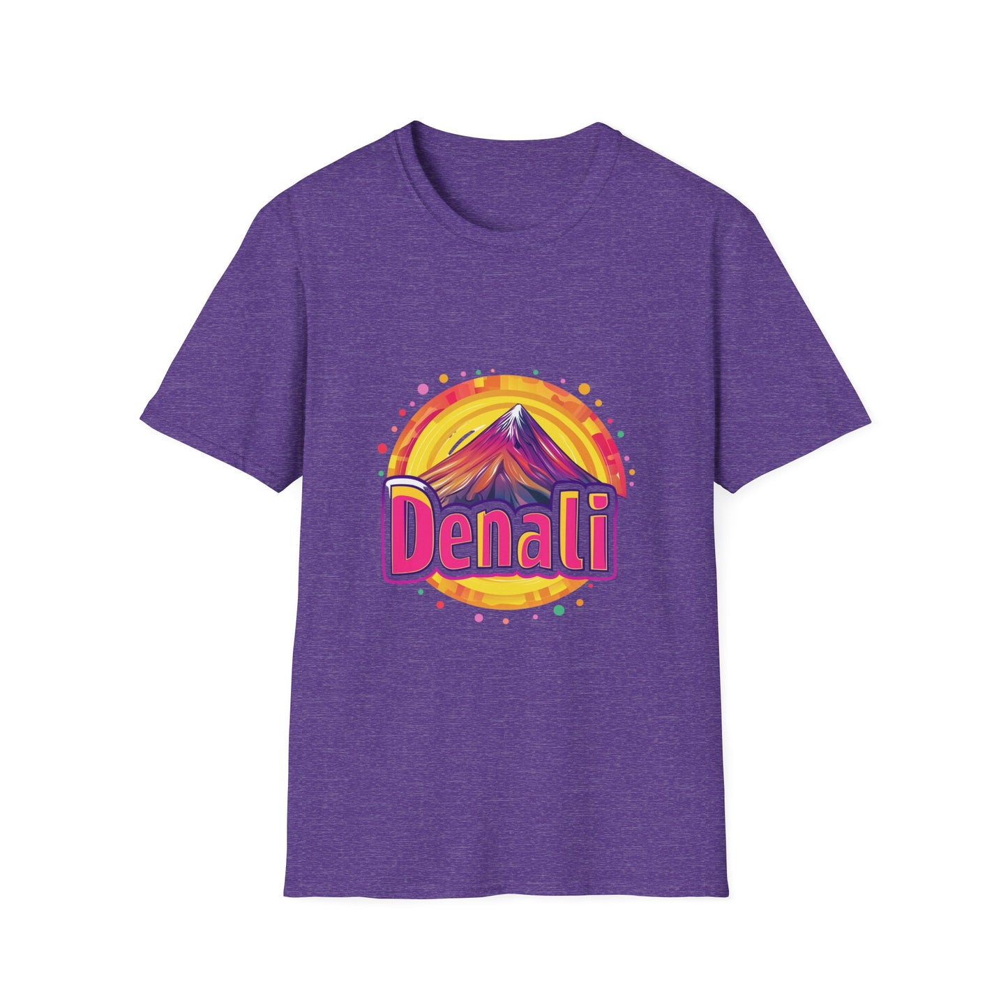 Retro Denali National Park T-Shirt | Vintage Mountain Sunset Unisex Tee