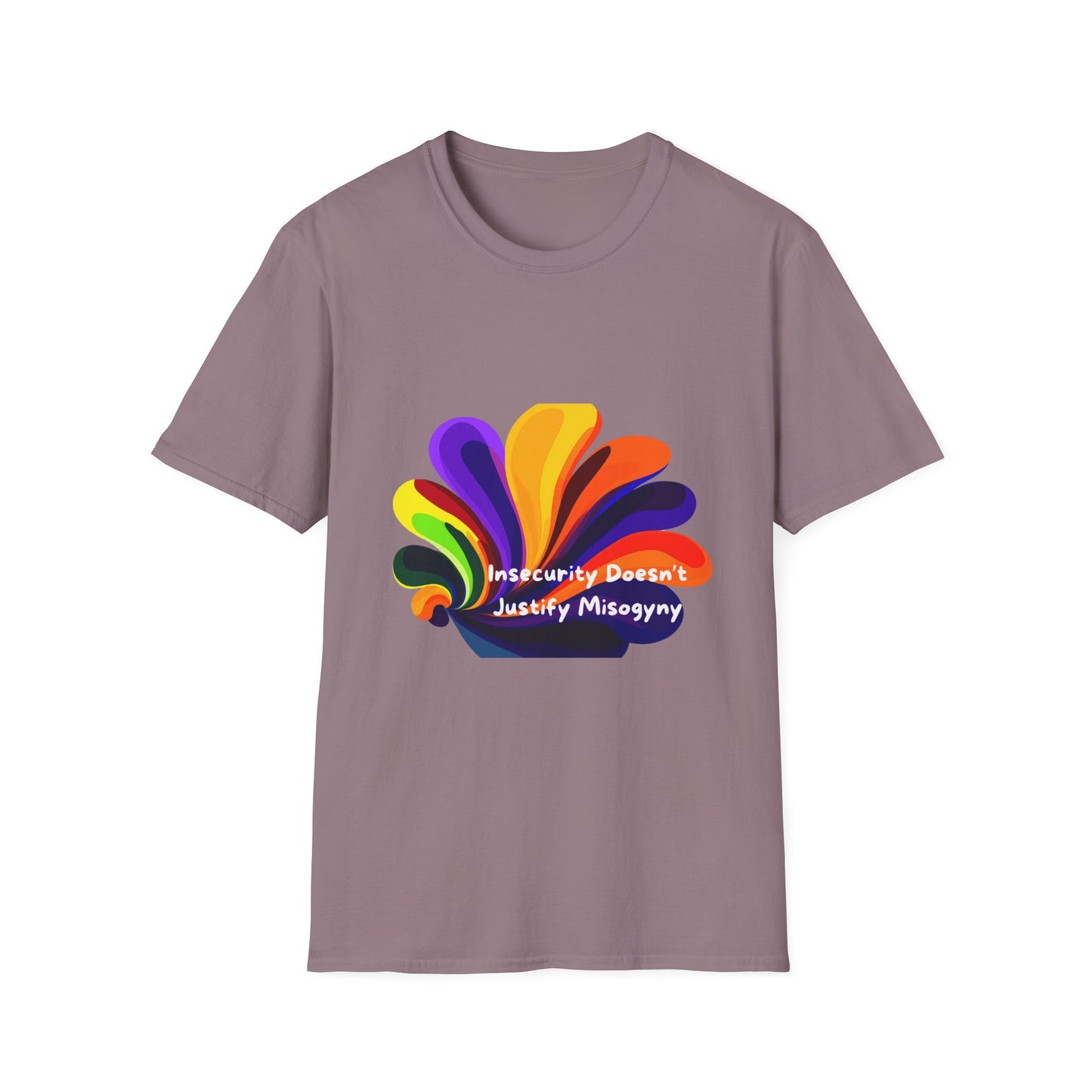 Insecurity Doesn't Justify Misogyny Rainbow Pride T-Shirt