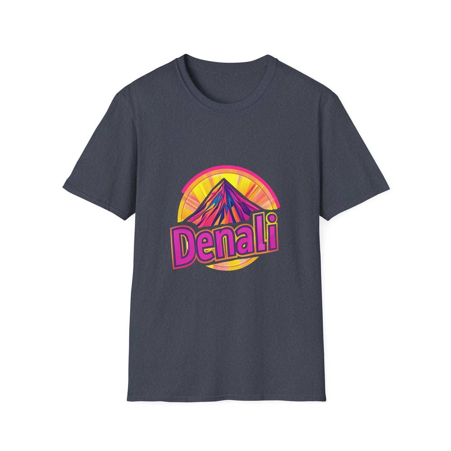 Retro Denali National Park T-Shirt | Vintage Mountain Sunset Unisex Tee
