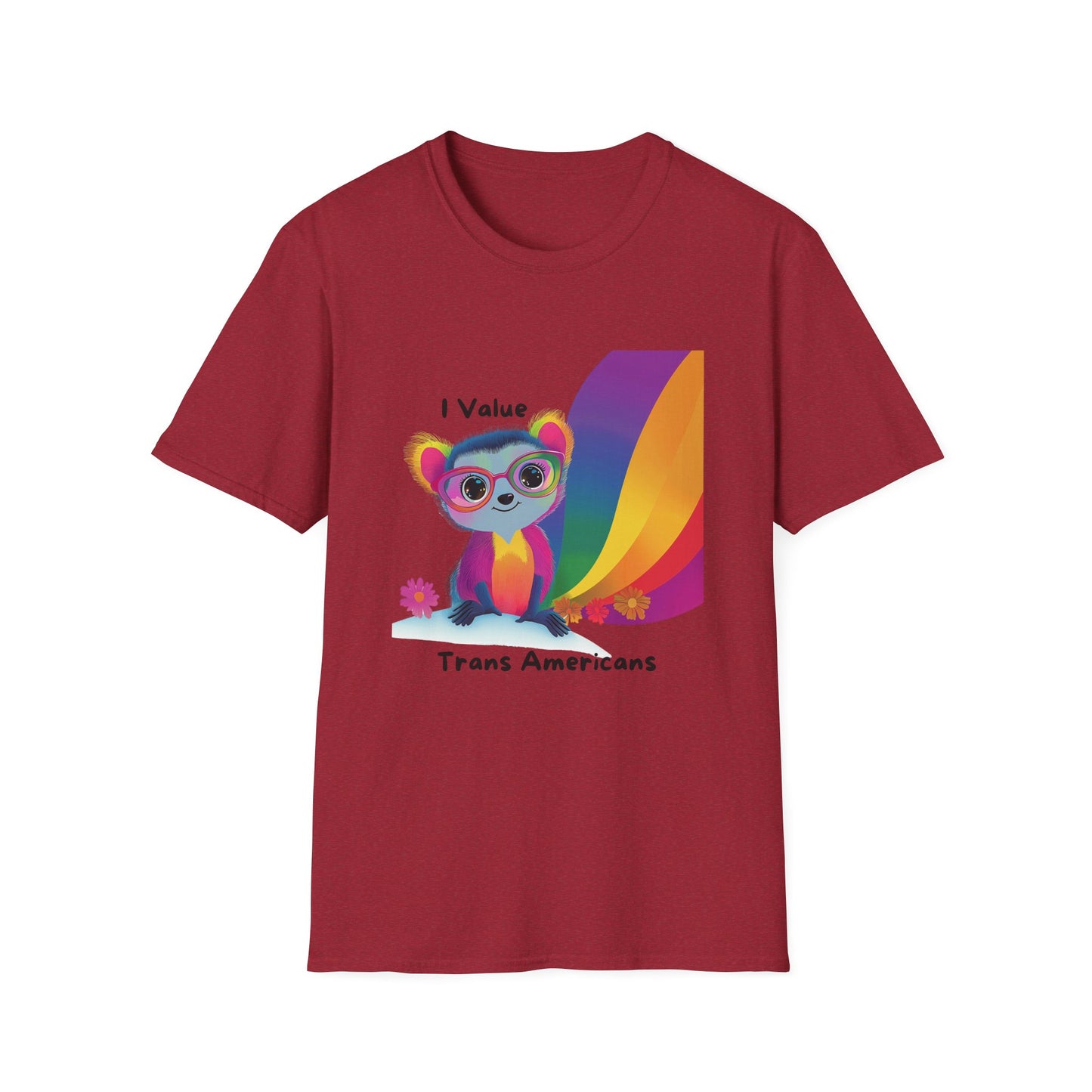 Kawaii Trans Pride Bear T-Shirt | Cute LGBTQ Support Unisex Tee