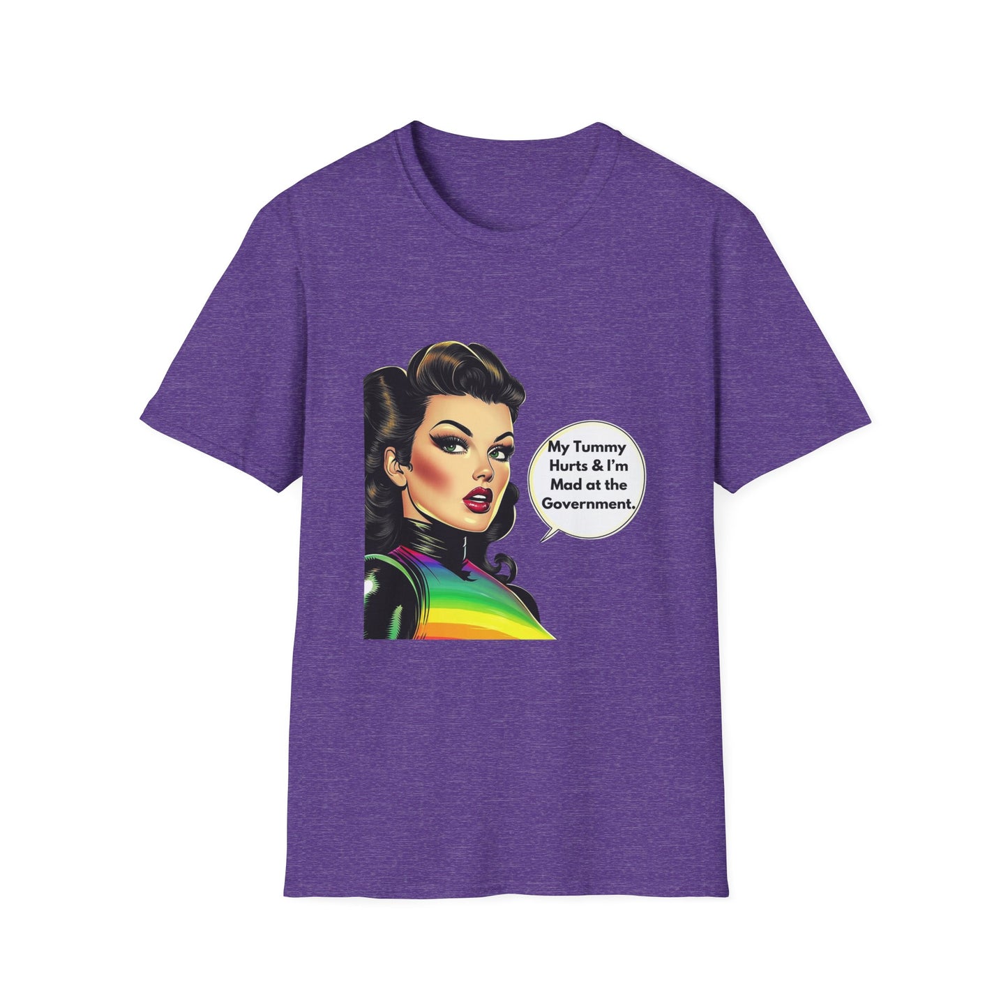 Retro Activist Women's Quote T-Shirt | Funny Political Statement Tee