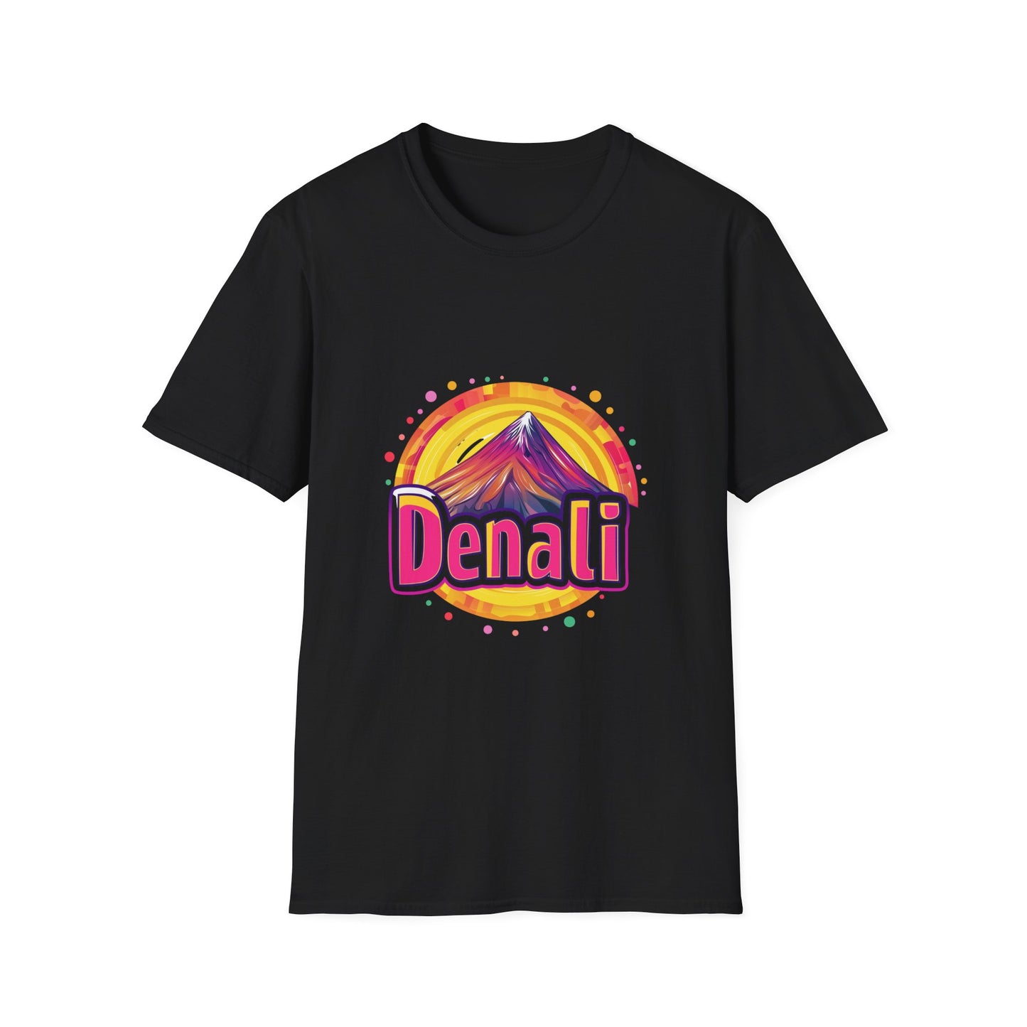 Retro Denali National Park T-Shirt | Vintage Mountain Sunset Unisex Tee