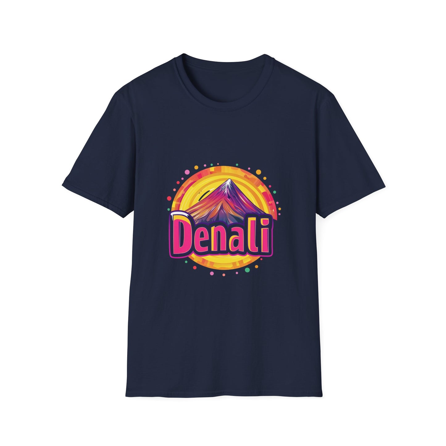 Retro Denali National Park T-Shirt | Vintage Mountain Sunset Unisex Tee