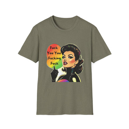 Vintage Sass Retro Pin-Up T-Shirt | Unfiltered Attitude Tee