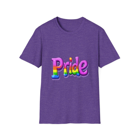 Rainbow Pride 3D Typography T-Shirt | LGBTQ+ Unisex Tee