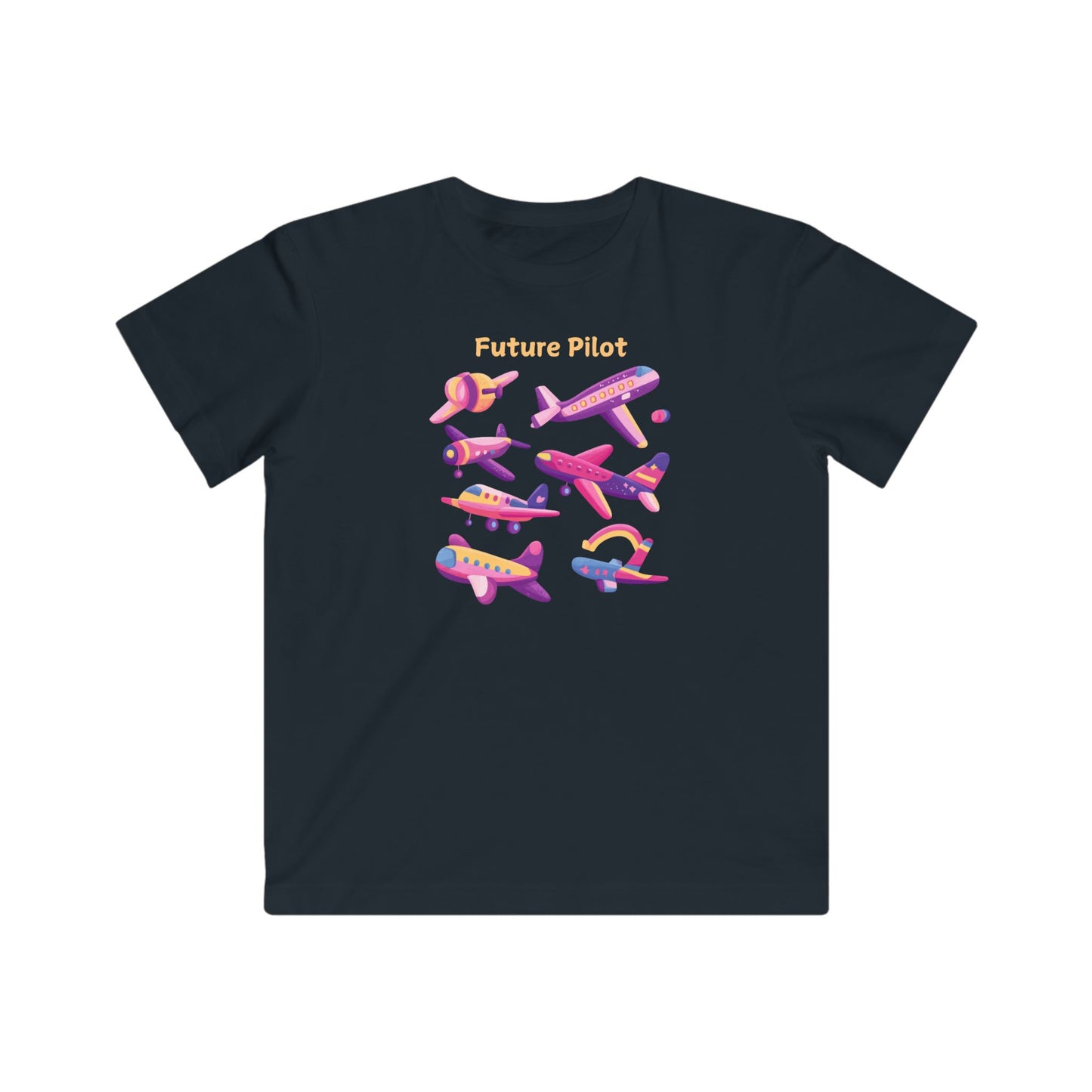 Future Pilot Kids T-Shirt | Cute Aviation Design | STEM Gift for Children