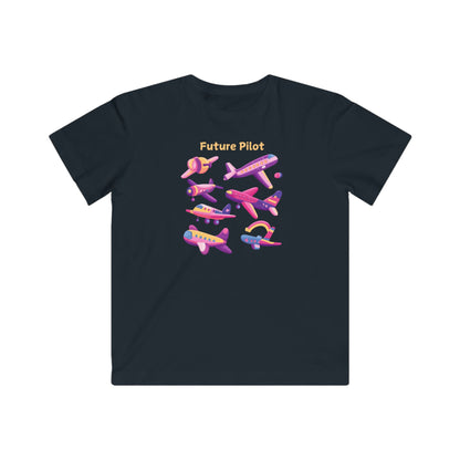 Future Pilot Kids T-Shirt | Cute Aviation Design | STEM Gift for Children
