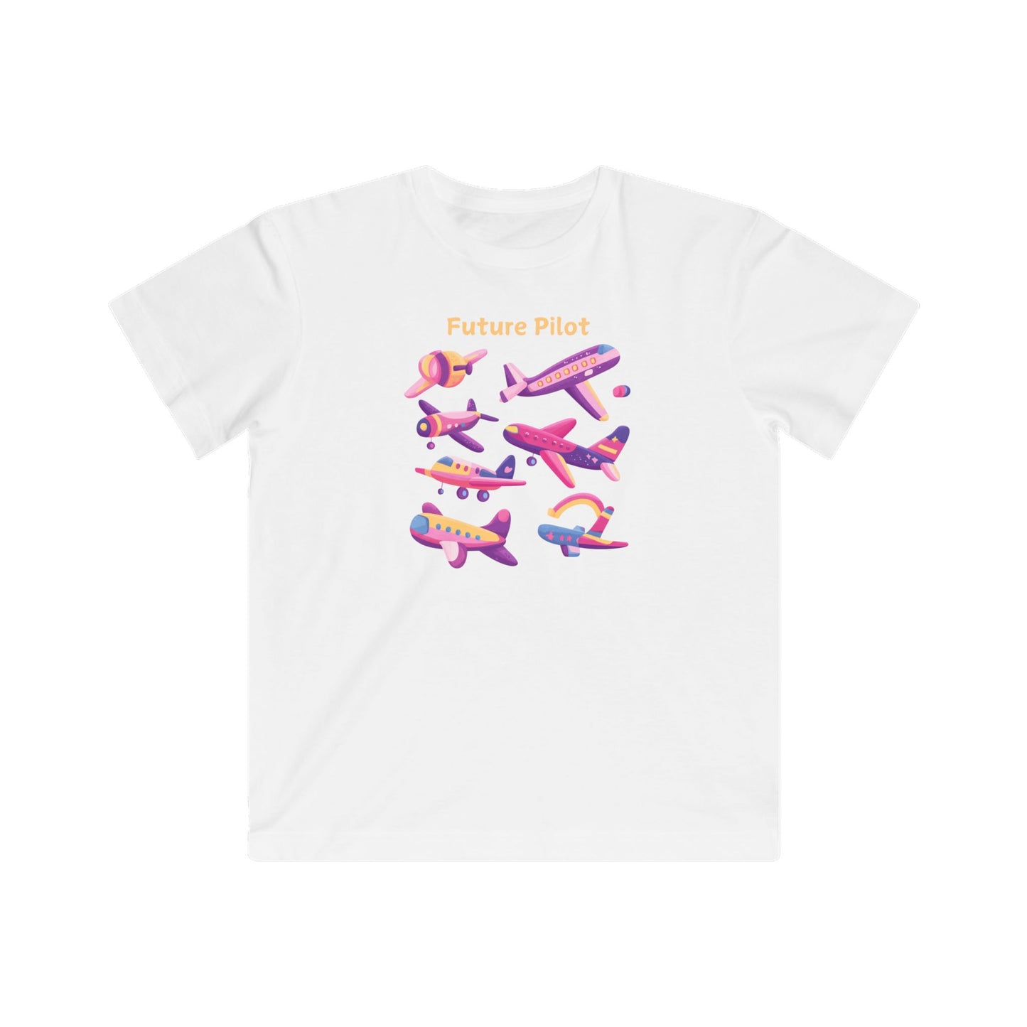 Future Pilot Kids T-Shirt | Cute Aviation Design | STEM Gift for Children
