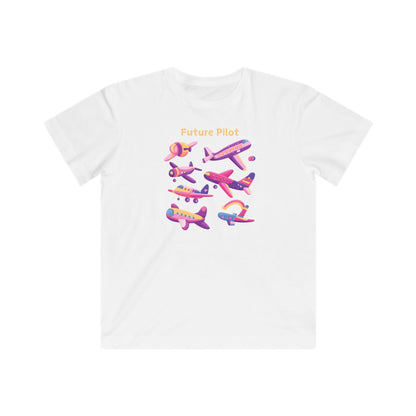 Future Pilot Kids T-Shirt | Cute Aviation Design | STEM Gift for Children