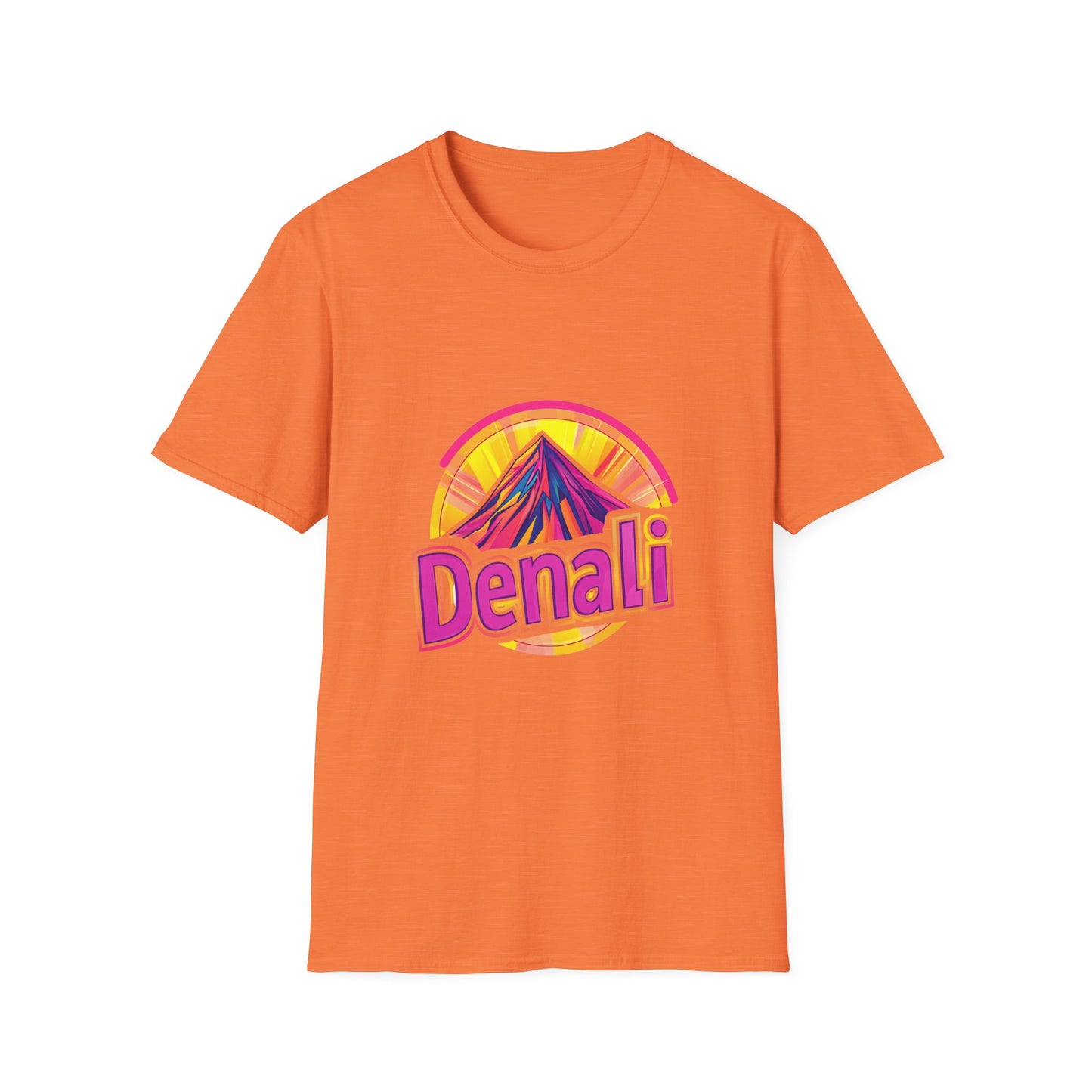 Retro Denali National Park T-Shirt | Vintage Mountain Sunset Unisex Tee