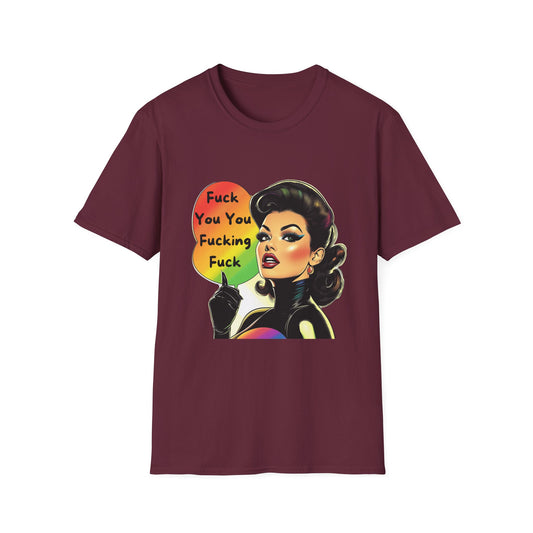 Vintage Sass Retro Pin-Up T-Shirt | Unfiltered Attitude Tee