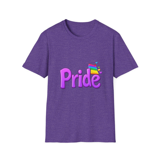 Rainbow Pride 3D Typography T-Shirt | LGBTQ+ Unisex Tee