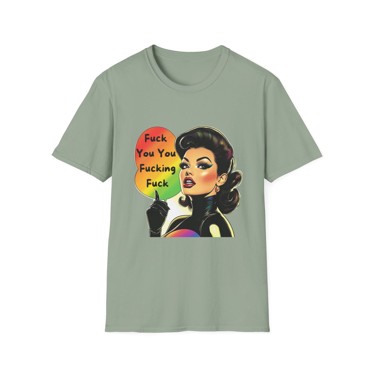 Vintage Sass Retro Pin-Up T-Shirt | Unfiltered Attitude Tee