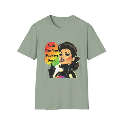 Vintage Sass Retro Pin-Up T-Shirt | Unfiltered Attitude Tee