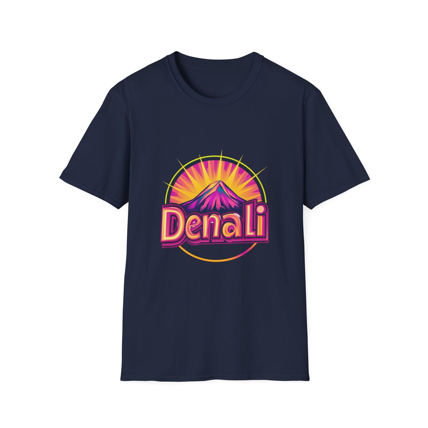 Retro Denali National Park T-Shirt | Vintage Mountain Sunset Unisex Tee