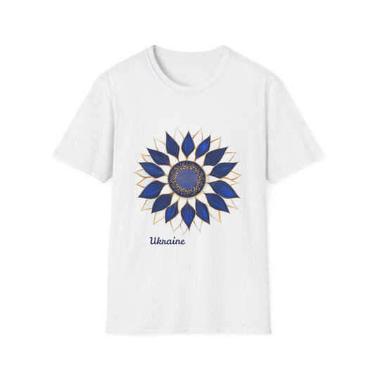 Ukraine Sunflower T-Shirt | Blue & Gold Support Tee