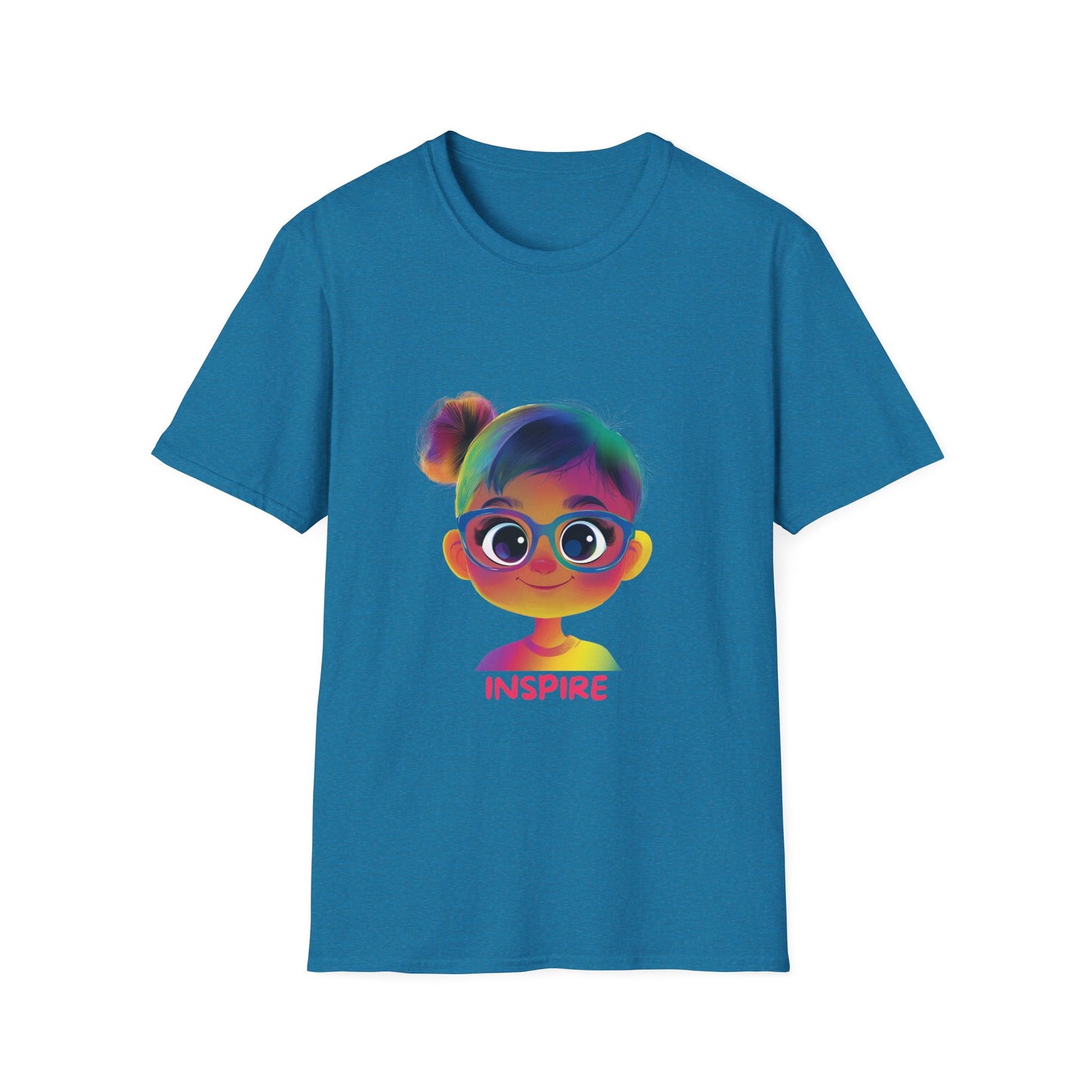 Rainbow Inspire Kids T-Shirt | Colorful Positive Message Tee