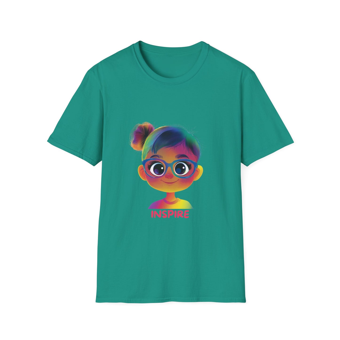 Rainbow Inspire Kids T-Shirt | Colorful Positive Message Tee