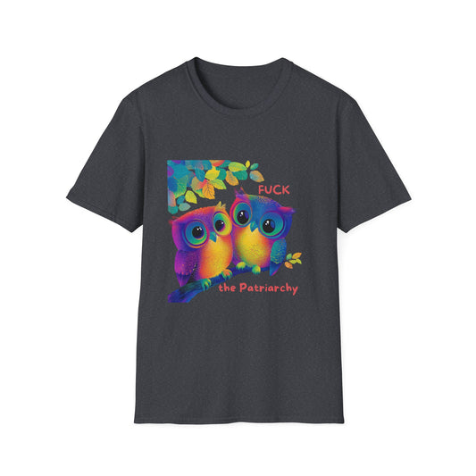 Kawaii Owl Feminist T-Shirt | Cute Resistance Tee