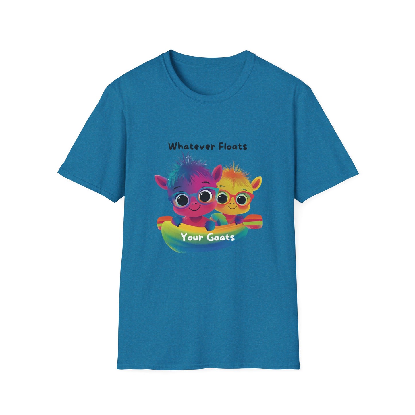 Whatever Floats Your Goats Rainbow Pride T-Shirt | Cute LGBTQ+ Tee
