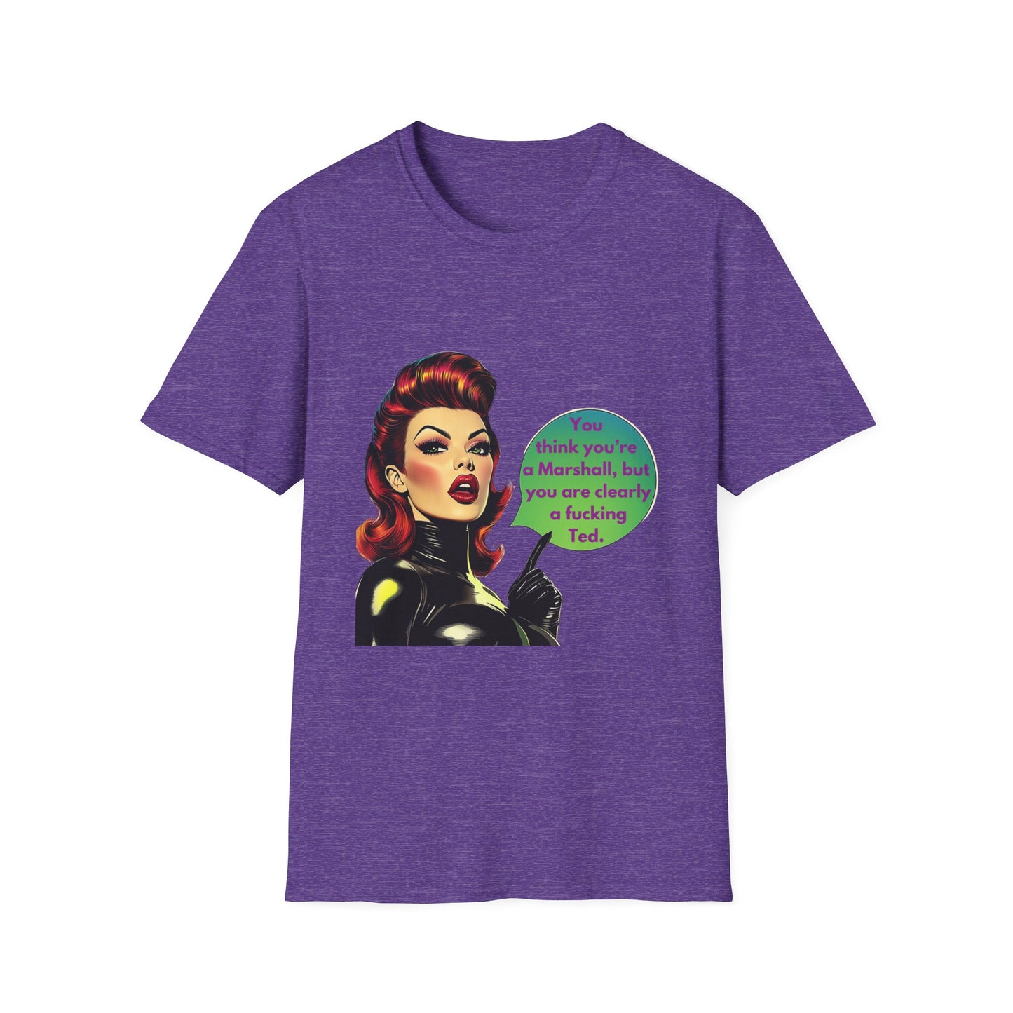 Retro Pin-Up TV Quote T-Shirt | Pink Unisex Tee